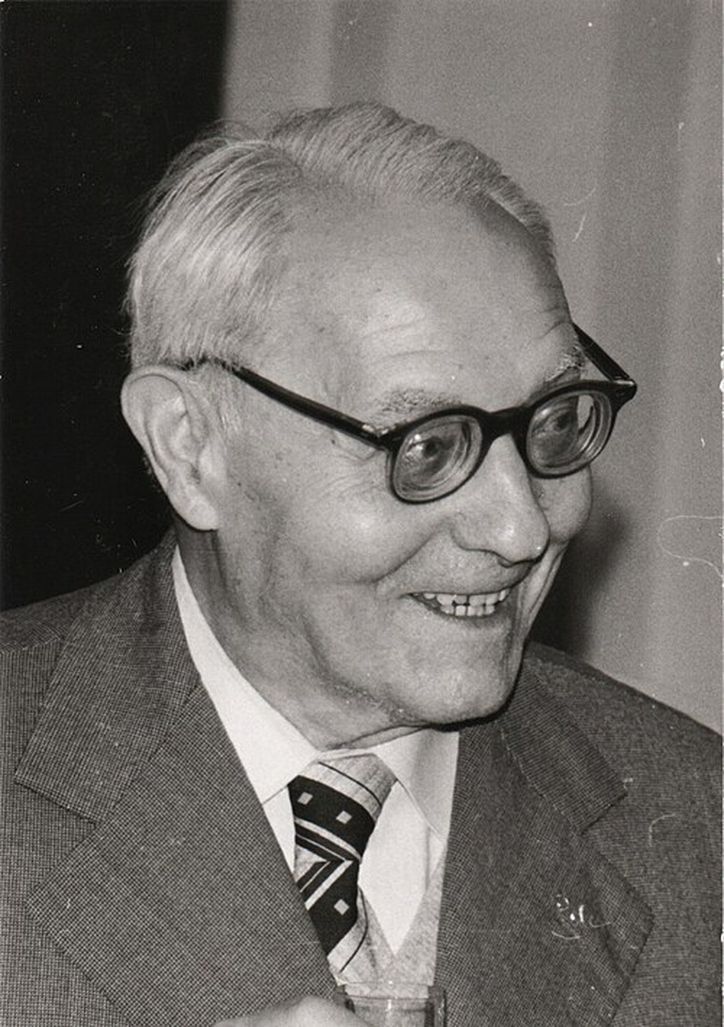 Portrait photograph of the mathematician Otakar Borůvka.