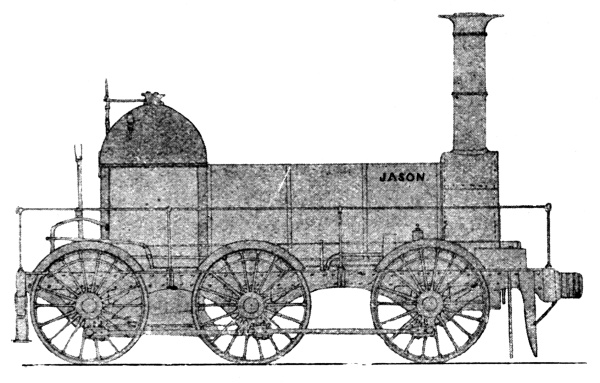 Steam locomotive side view ("JASON")